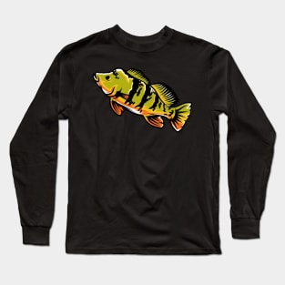 Peacock Bass Fish Long Sleeve T-Shirt